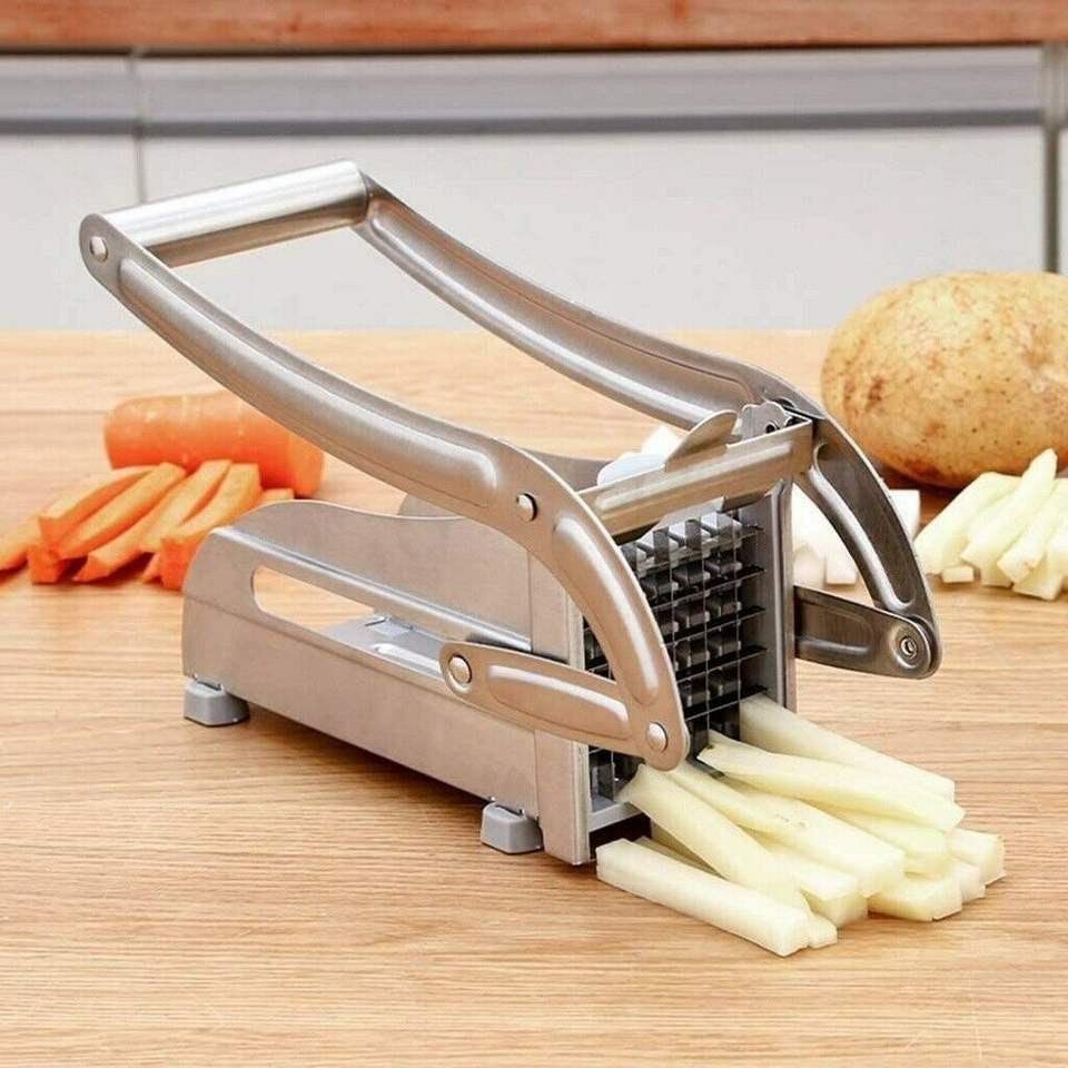 Stainless Steel Manual Potato Cutter Kitchen Accessories Potato Strip Cutter Machine