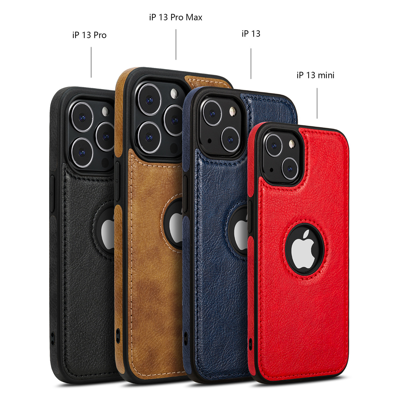 Top Selling Premium PU Leather TPU Back Cover Case For Iphone Models